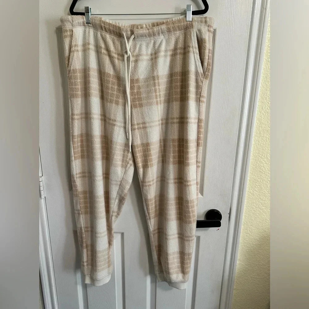 NWT Aerie Jogger Fuzzy PJ Pants , Loungewear Size XXL